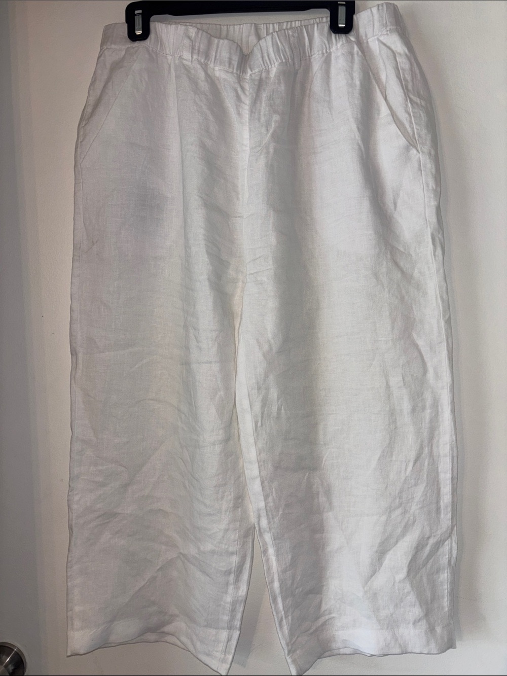Quince Linen Cropped Pants